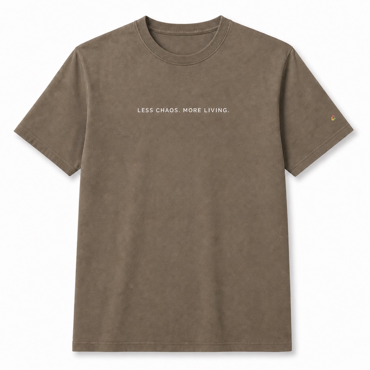 More Living T-Shirt – Product preview · production underway · not yet orderable