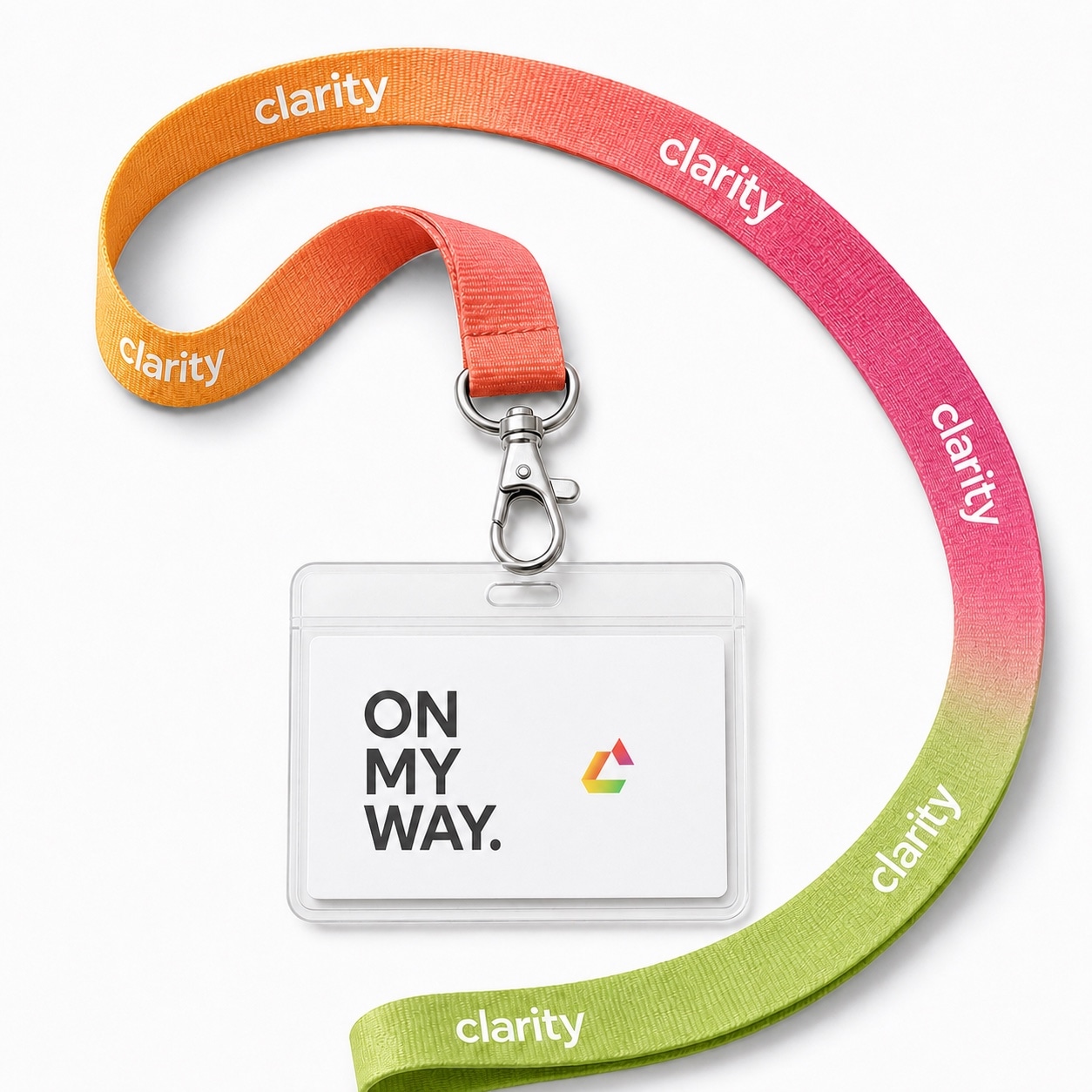 On My Way Lanyard – Product preview · production underway · not yet orderable