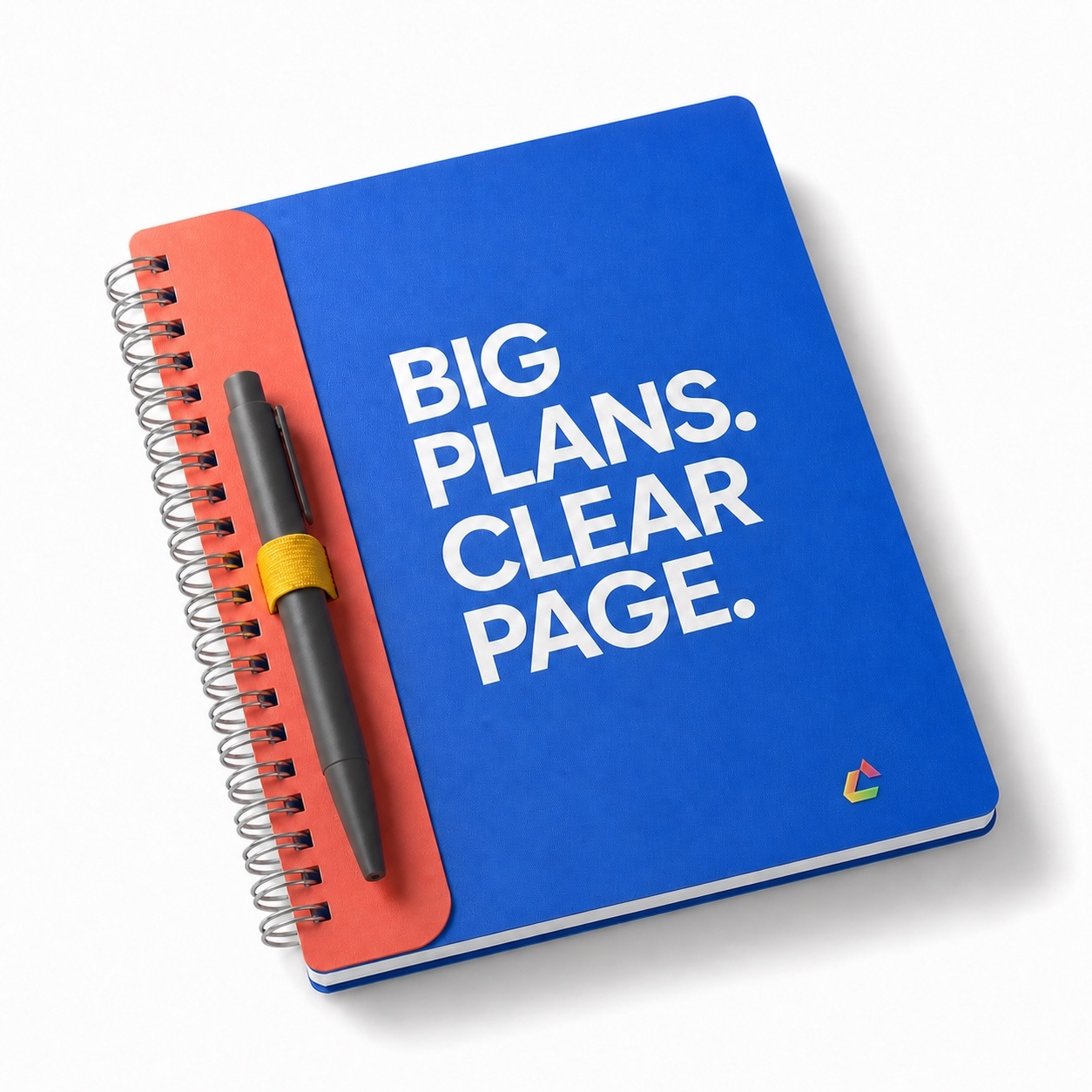 Clear Page Notebook – Product preview · production underway · not yet orderable