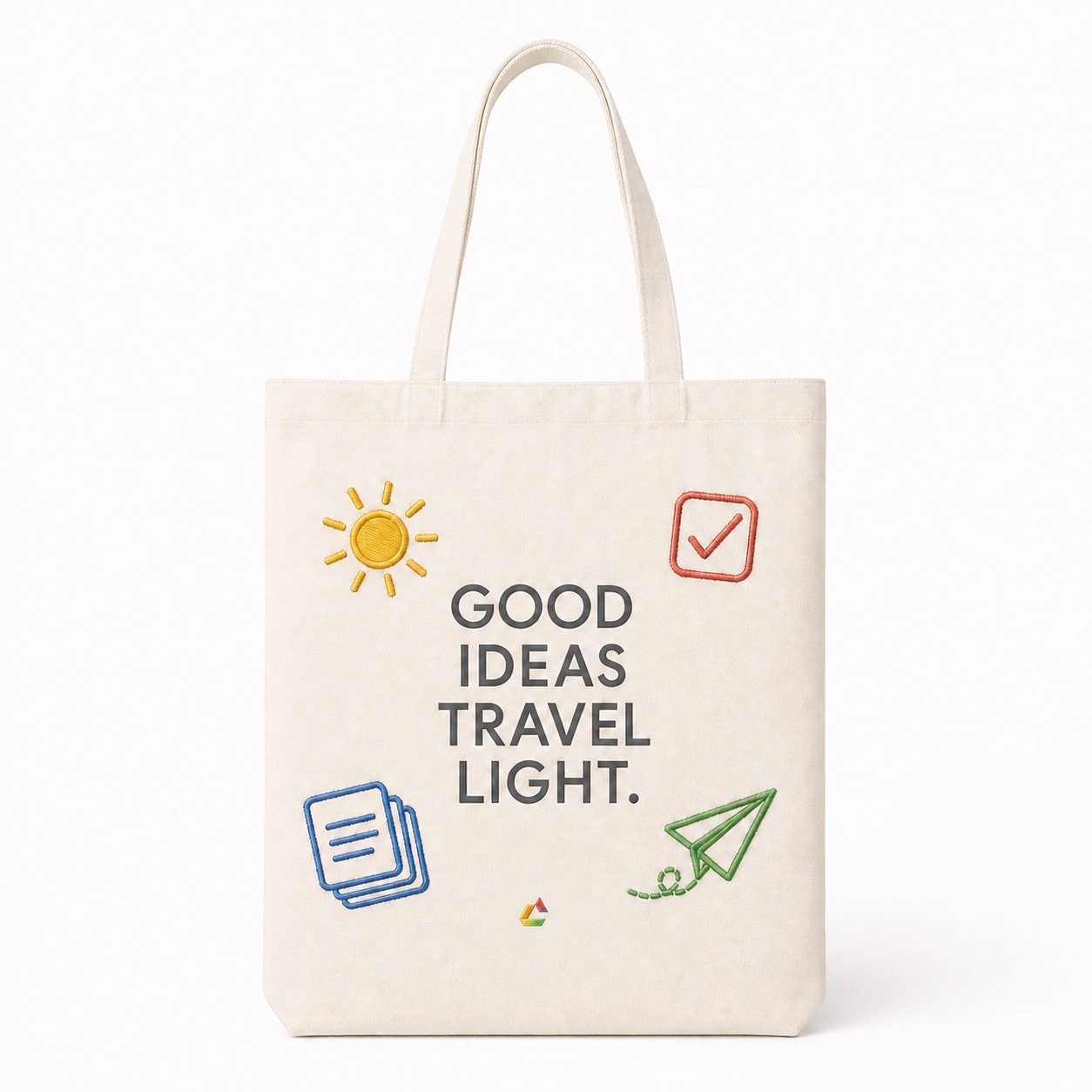 Good Ideas Tote – Product preview · production underway · not yet orderable