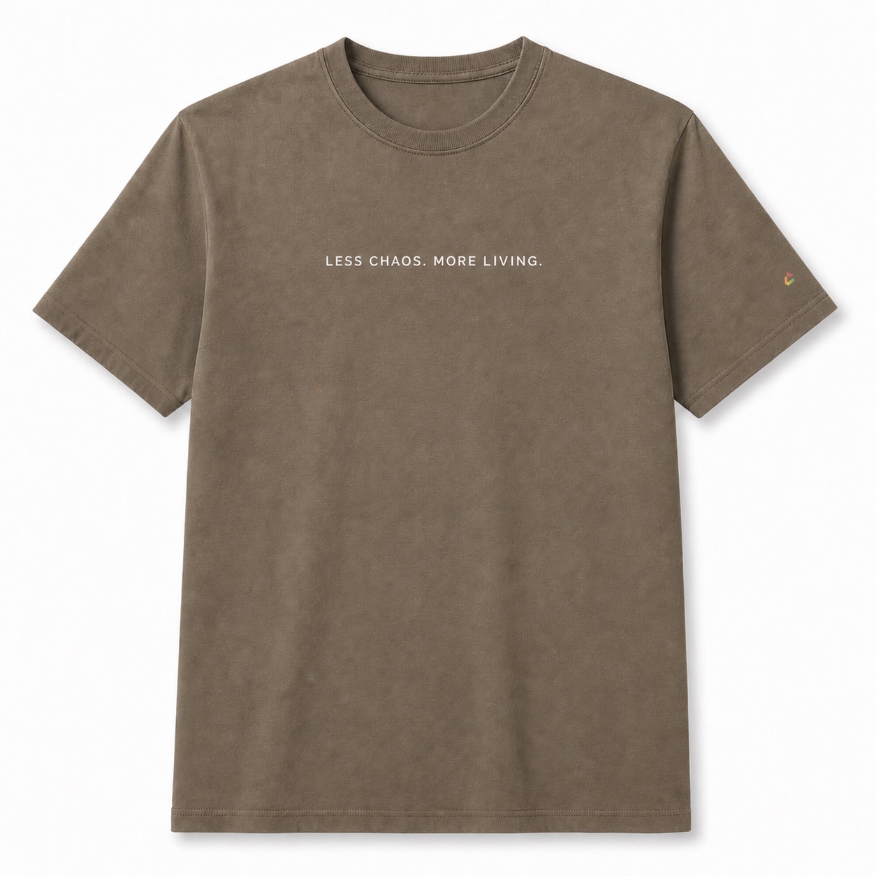 More Living T-Shirt – Product preview · production underway · not yet orderable
