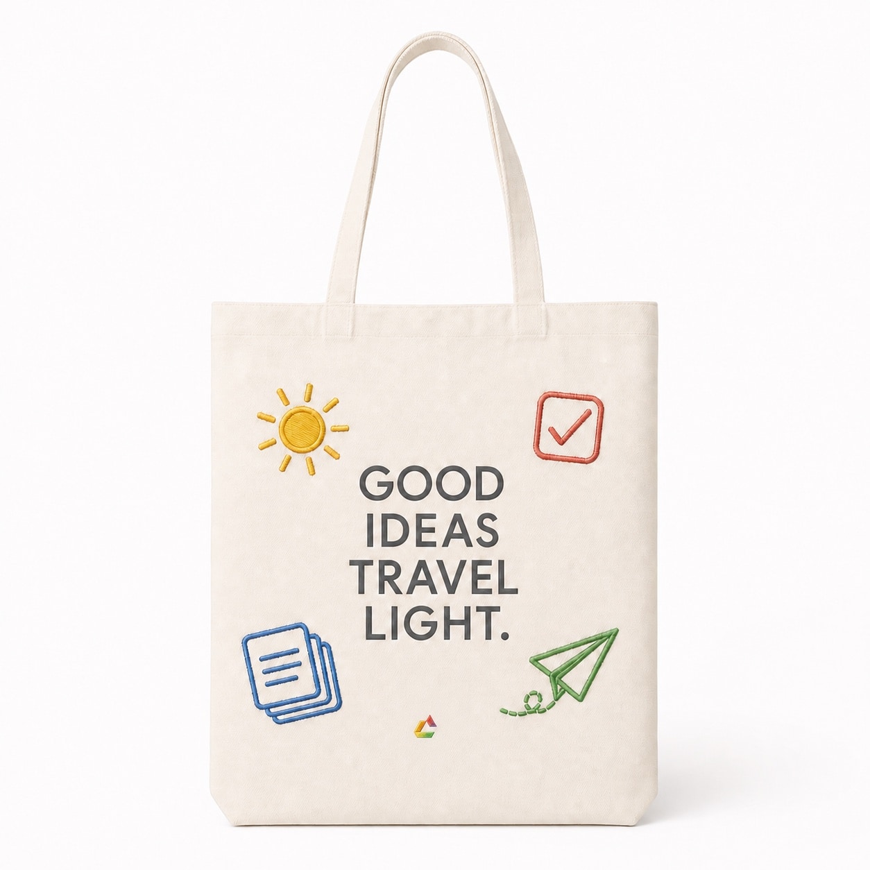 Good Ideas Tote – Product preview · production underway · not yet orderable